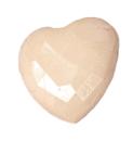 Kinderknoop als hart van kunststof in beige 14 mm 0.55 inch